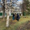 Субботник на Оптинском подворье 28.10.19