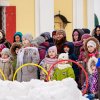 Праздник Масленицы на Оптинском подворье